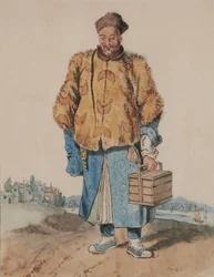 Homme en costume chinois