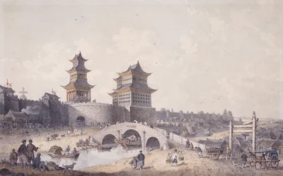 Pringze Men, la porte ouest de Pékin