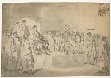 Empereur recevant l
