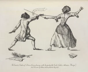 La duchesse de Queensberry et Soubise
