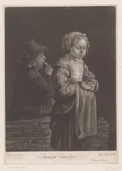 Deux orphelins avec un morceau de pain (Parish Orphans)