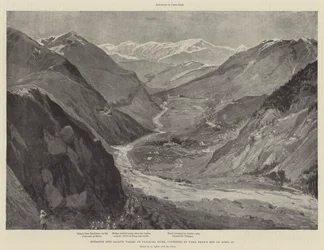 Entrée dans Bajaur, Vallée de la Rivière Panjkora, contestée par les Hommes d