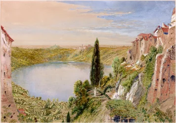 Lac Nemi, 1862