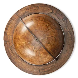 Globe terrestre anglais ancien