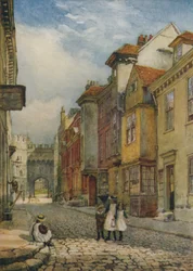 Church Street, vue vers le nord, c1900