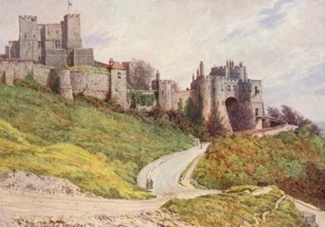 Château de Douvres depuis Castle Hill