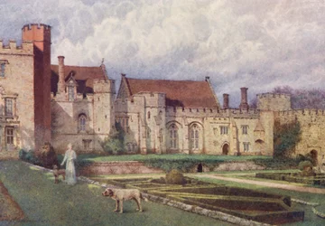 Penshurst Place depuis la terrasse