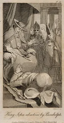 Le roi Jean absous par Pandulph, d