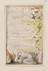 P.124-1950.pt53 Un Petit Garçon Perdu : planche 53 de Songs of Innocence and of Experience (copie R) vers 1802-08