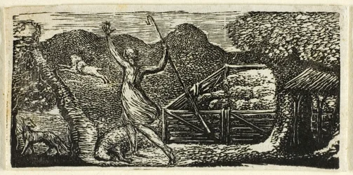 Le berger chasse le loup, des Pastorales de Virgile