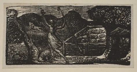 Le Berger chasse un loup, des Pastorales de Virgile de Thornton