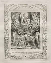 Le Livre de Job : Pl. 5, Alors Satan sortit de la présence de l