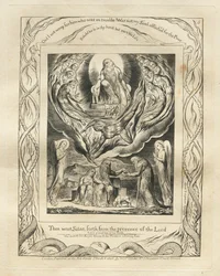 Le Livre de Job : Pl. 5, Alors Satan sortit de la présence du Seigneur