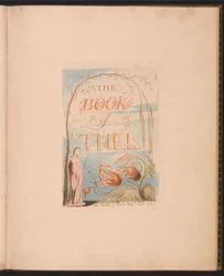 Le Livre de Thel, Planche 2, Page de Titre