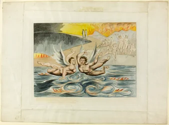 Le cercle des fonctionnaires corrompus ; les diables se battant entre eux. Enfer, chant XXII.
