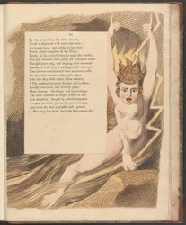 Les Pensées Nocturnes de Young, Page 95, La déesse éclate en tonnerre et en flammes