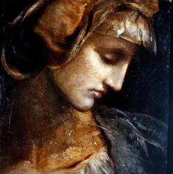 Étude de tête classique, c.1865