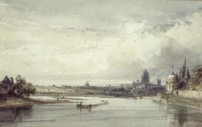 Vue lointaine de Paris