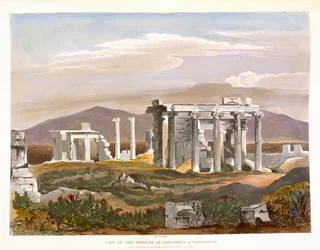 Vue des temples d