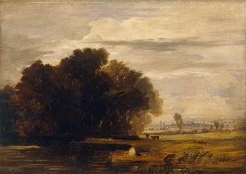 Dedham Ferry (huile sur toile)