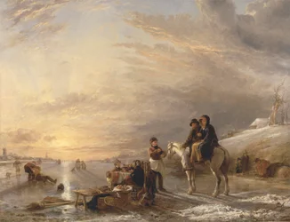 Scène de gel