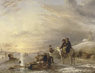 Scène de gel