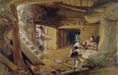 Mine dans le bastion du Mat, Sébastopol, Crimée