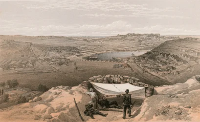 Les batteries de la ville ou fortifications intérieures de Sébastopol, 23 juin 1855