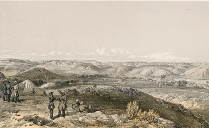 Vallée de la Tchernaya, vue vers le nord