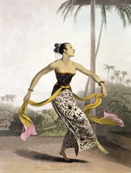 Une Ronggeng ou danseuse, planche 21 du Vol. I de 