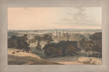 Planche I : Londres depuis Greenwich Park