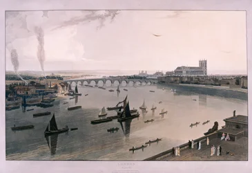 Vue de Londres depuis Somerset House, 1805