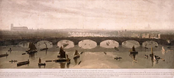 Vue de Londres depuis le sud, 1810