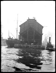 Réserve de charbon, chantier naval de Brooklyn, 1912