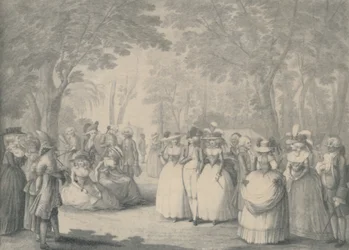 Dans les jardins de Carlton House, 1760-1820