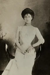 Portrait de Maud , Reine de Norvege (photo)