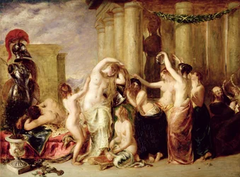 La toilette de Vénus (huile sur panneau)