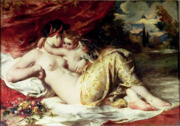 Vénus et Cupidon, vers 1830 (huile sur toile)