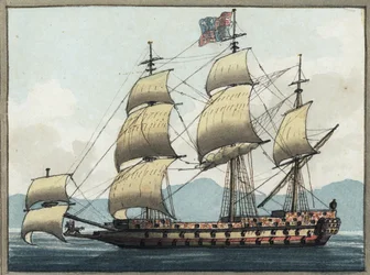 Le Royal Sovereign du temps de Charles II