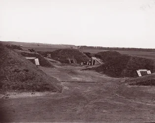 Fort Darling, rivière James, 1865