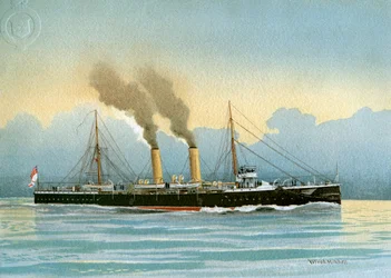 HMS Latona, croiseur de 2e classe de la Royal Navy, vers 1890-1893
