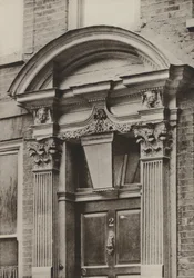 Porte, Great St Helens, Londres (photo n/b)