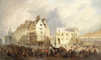 Vue du Lawn Market, Édimbourg
