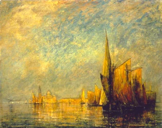 Coucher de soleil, San Giorgio, fin du 19e-début du 20e siècle
