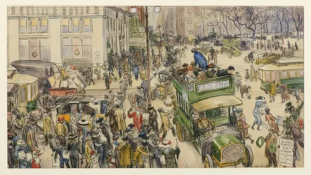 Acheteurs de Noël, Madison Square