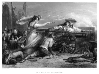 Siège de Saragosse, Espagne, Guerre péninsulaire, 1808 vers 1822-1870