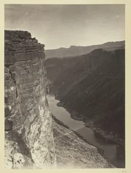 Grand Canyon, rivière Colorado, près de Paria Creek, regardant vers l