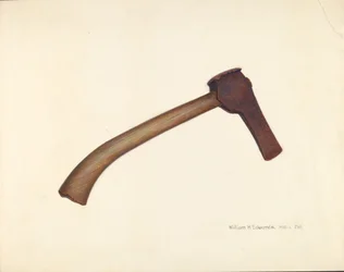 Hache de poteau, 1935-1942