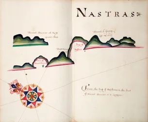 Nastras, côte pacifique sud-américaine