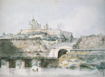 Vue de la ville de Smolensk, 1787